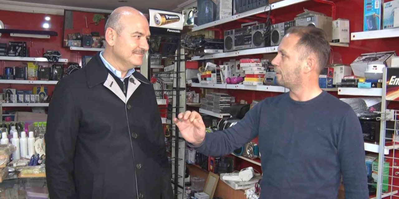 Bakan Soylu’nun Ziyaret Ettiği Sel Mağduru Esnaf: "bu Kadar Hızlı Müdahaleyi Yemin Ederim Görmedim"