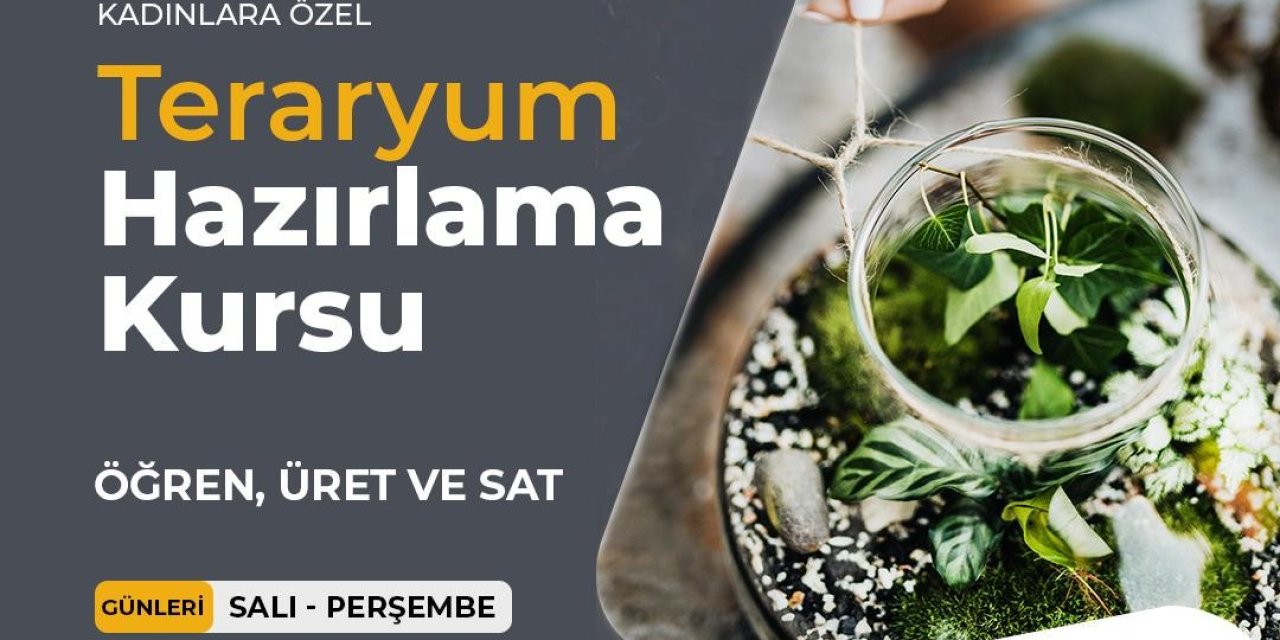 Melmek’te Teraryum Hazırlama Kursu Başladı