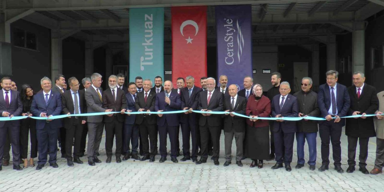 Turkuaz Seramik’in Yeni Fabrikası Açıldı