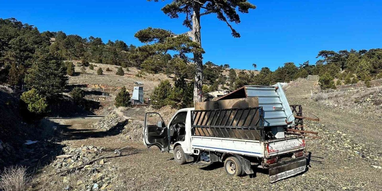 Maden Ocağından Hırsızlığa Jandarmadan Suçüstü