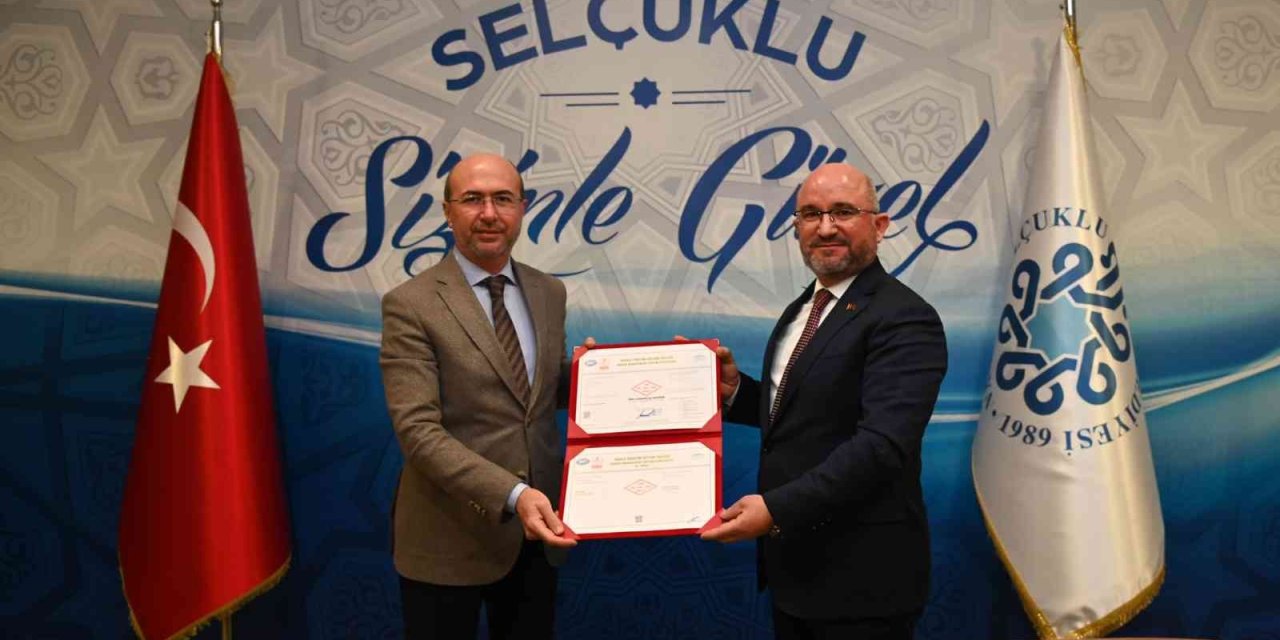 Tse’den Selçuklu Belediyesine “iso 50001 Enerji Yönetim Sistemi Belgesi”