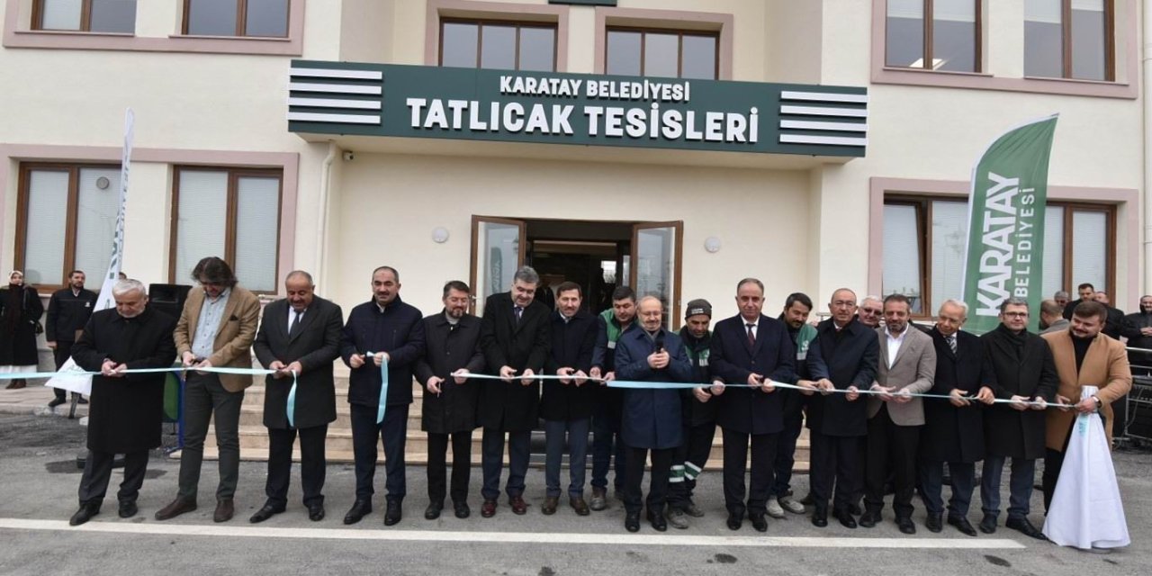Karatay Belediyesi Tatlıcak Tesisleri Yeni Binası Açıldı