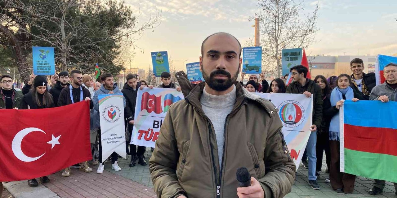 Eskişehir Azerbaycanlılar Derneği Gençlik Kolları Ekolojik Teröre Karşı Çıktı