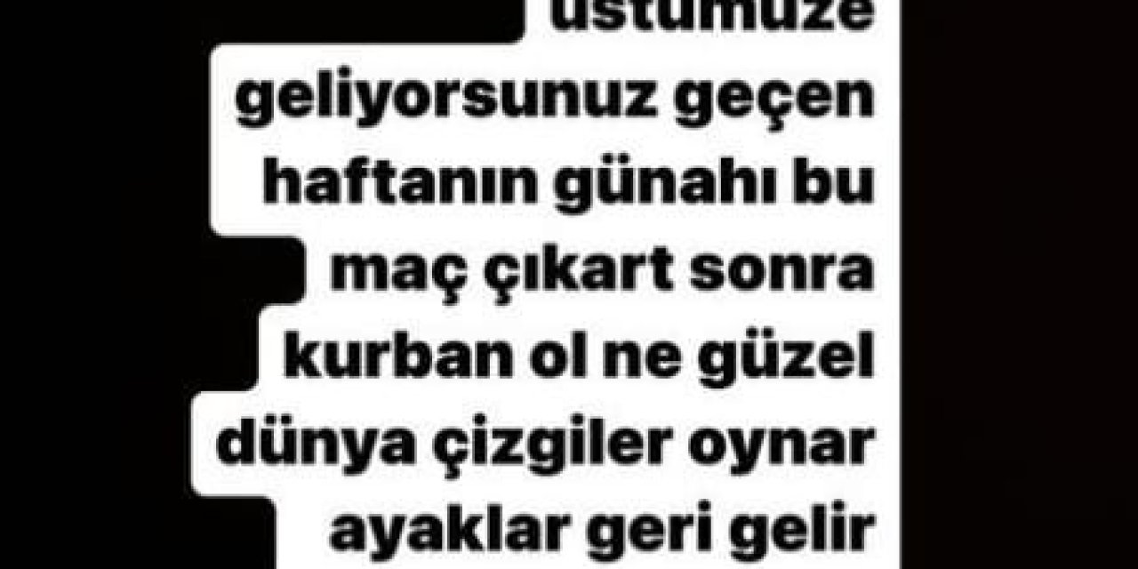 Emrah Başsan’dan Hakem Paylaşımı