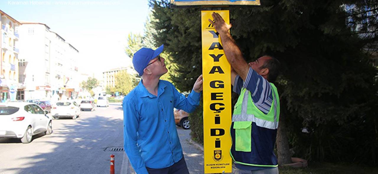 Karaman Belediyesinden Sinyalizasyon Çalışması