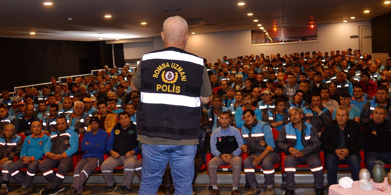 Polis, Belediye Personeline "şüpheli Şahıs Ve Paket" Eğitimi Verdi
