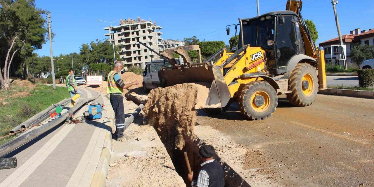 Manavgat Sarılar’da İçme Suyu  Hattı Yenileme Çalışmasında Sona Gelindi