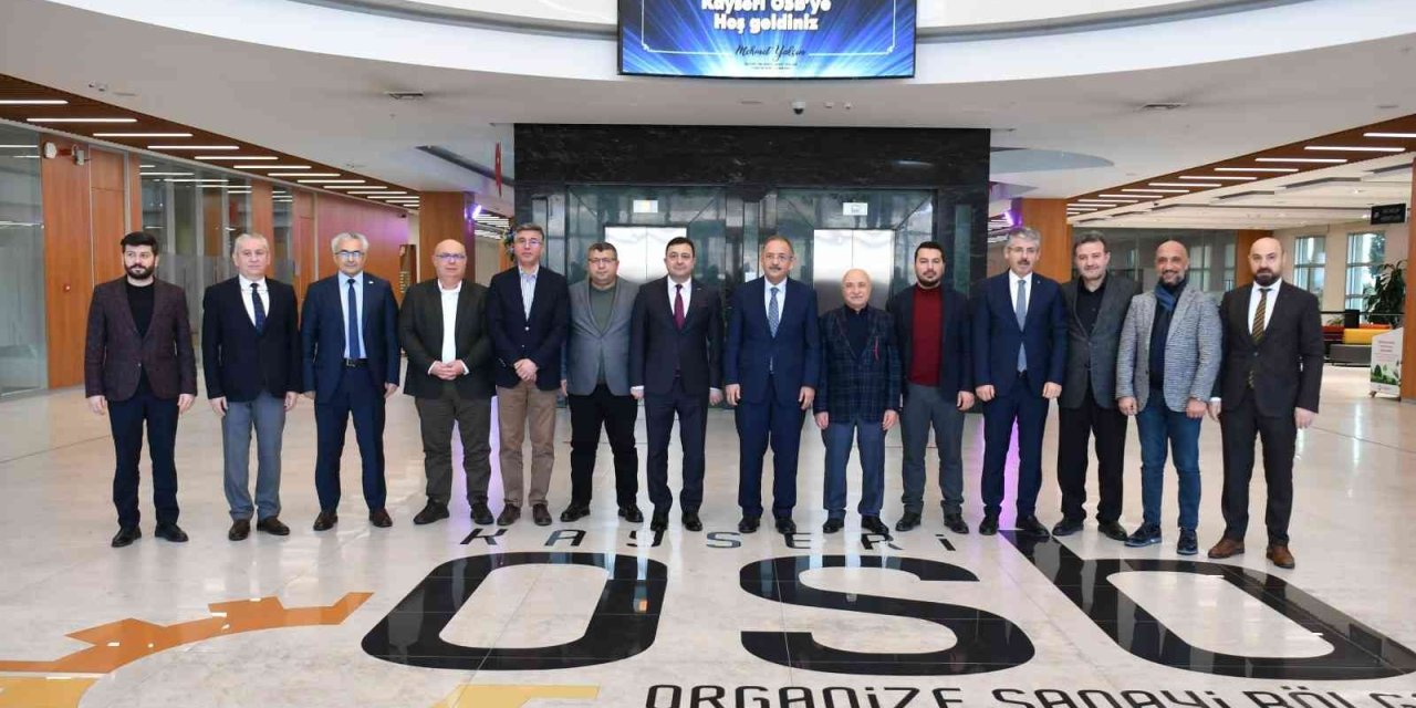 Ak Parti Genel Başkan Yardımcısı Özhaseki’den Osb’ye İstişare Ziyareti