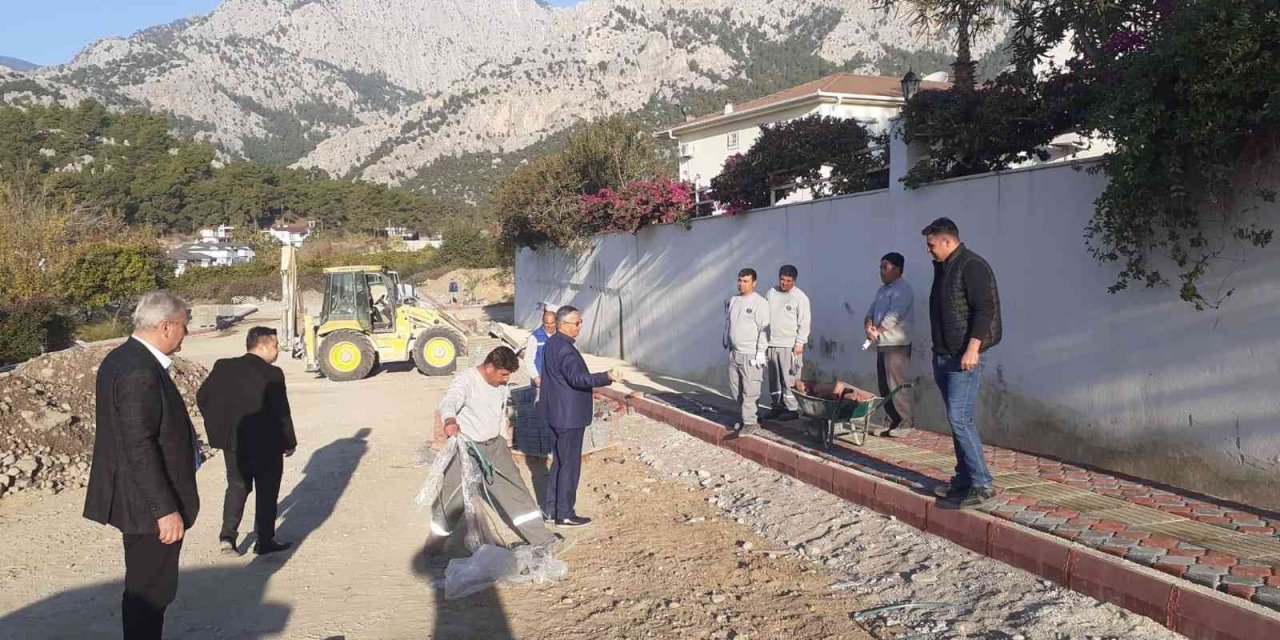 Göynük Mahallesi’nde Alt Yapı Çalışmaları  Sürüyor