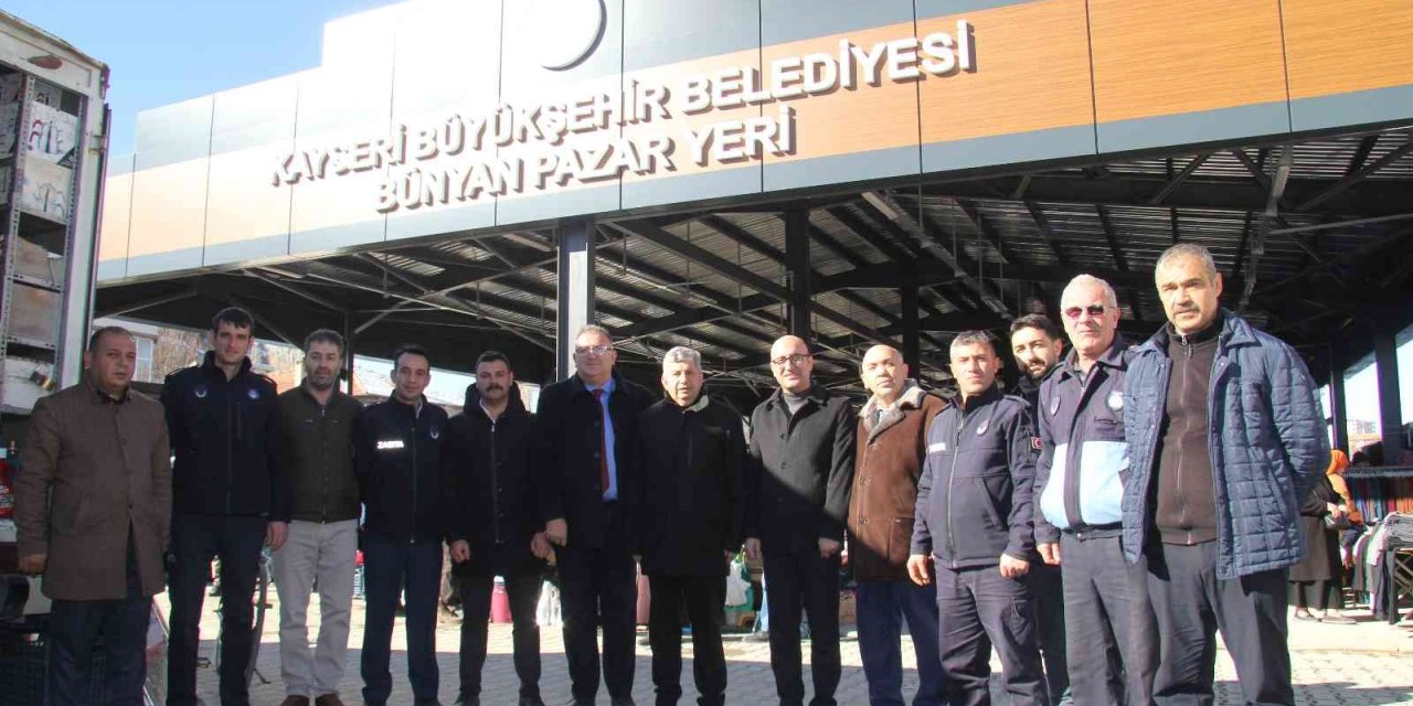 Bünyan Yeni Kapalı Pazar Yerine Kavuştu