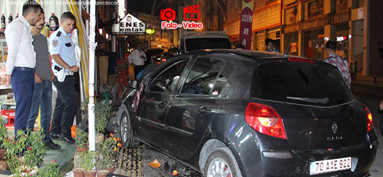 Karaman’da Yaşanan Kazada Yayalar da Büyük Şok Yaşadı