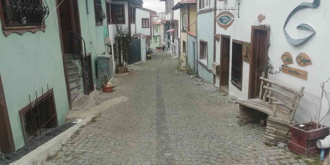 Tarihi Odunpazarı Bölgesi Boş Kaldı