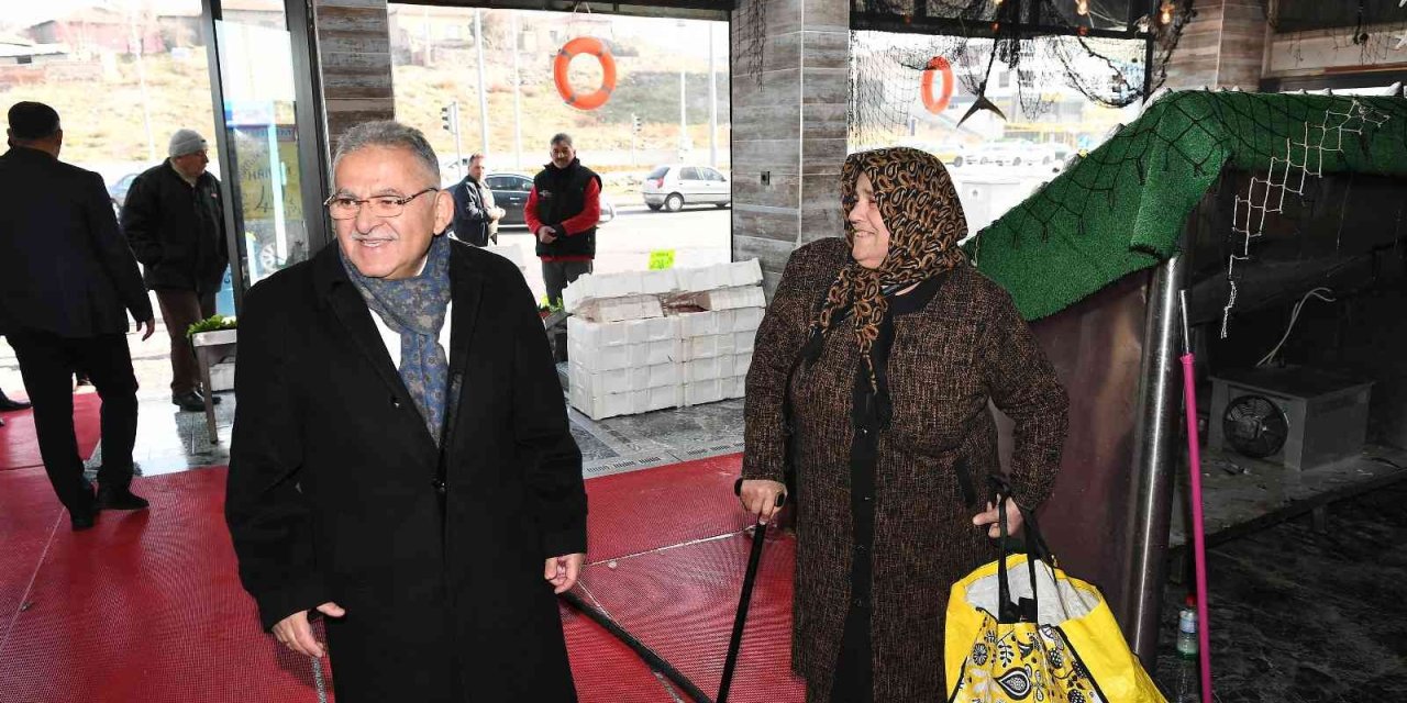 Başkan Büyükkılıç’tan Mithatpaşa Ve Yeşil Mahallede Esnaf Ziyareti