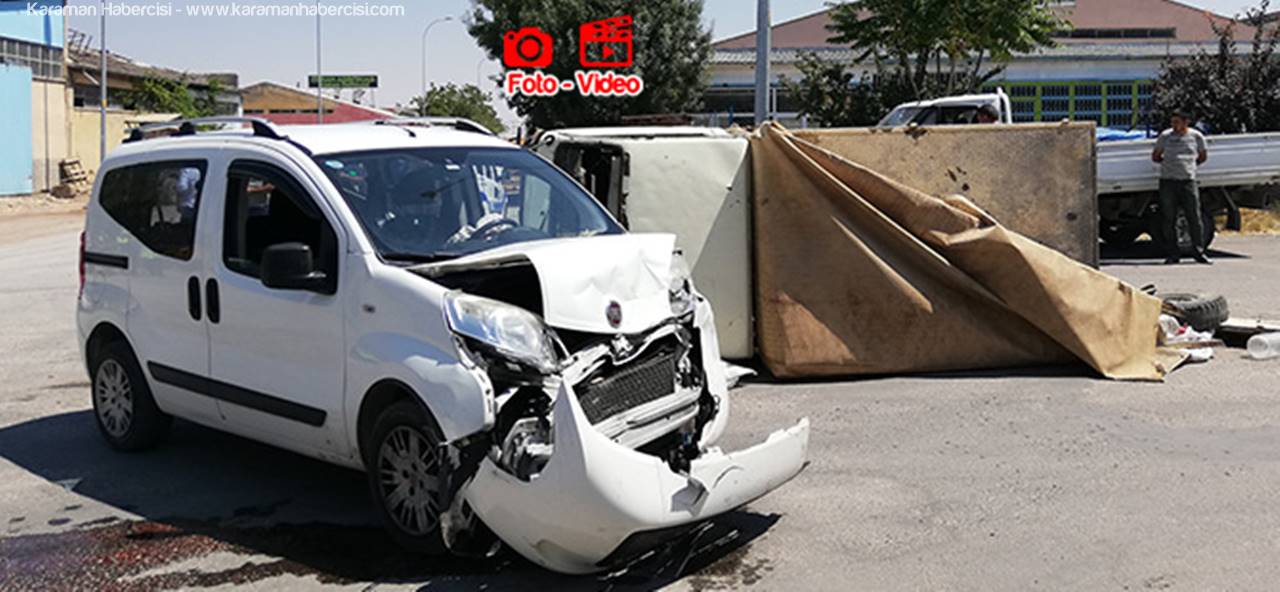 Yeni Sanayi Sitesinde Trafik Kazası