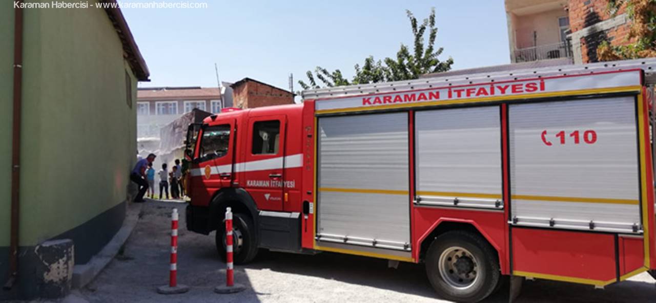 Karaman’da Korkutan Ot Yangınları