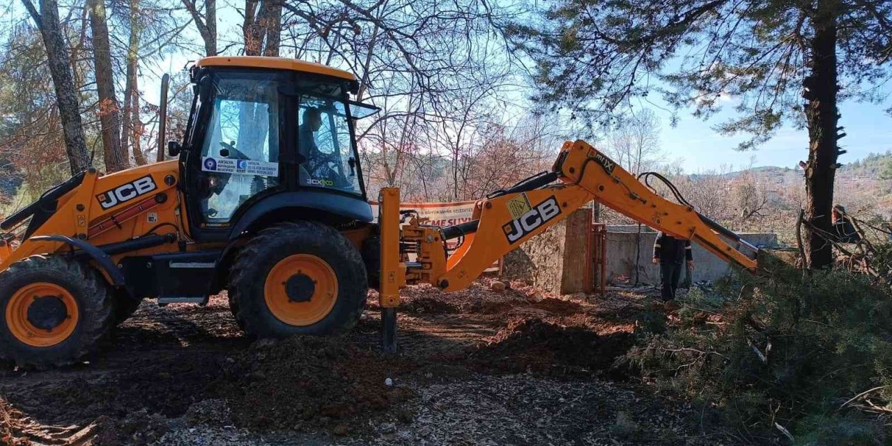Gündoğmuş Serinyaka’nın İçme Suyu Hattı Yenileniyor
