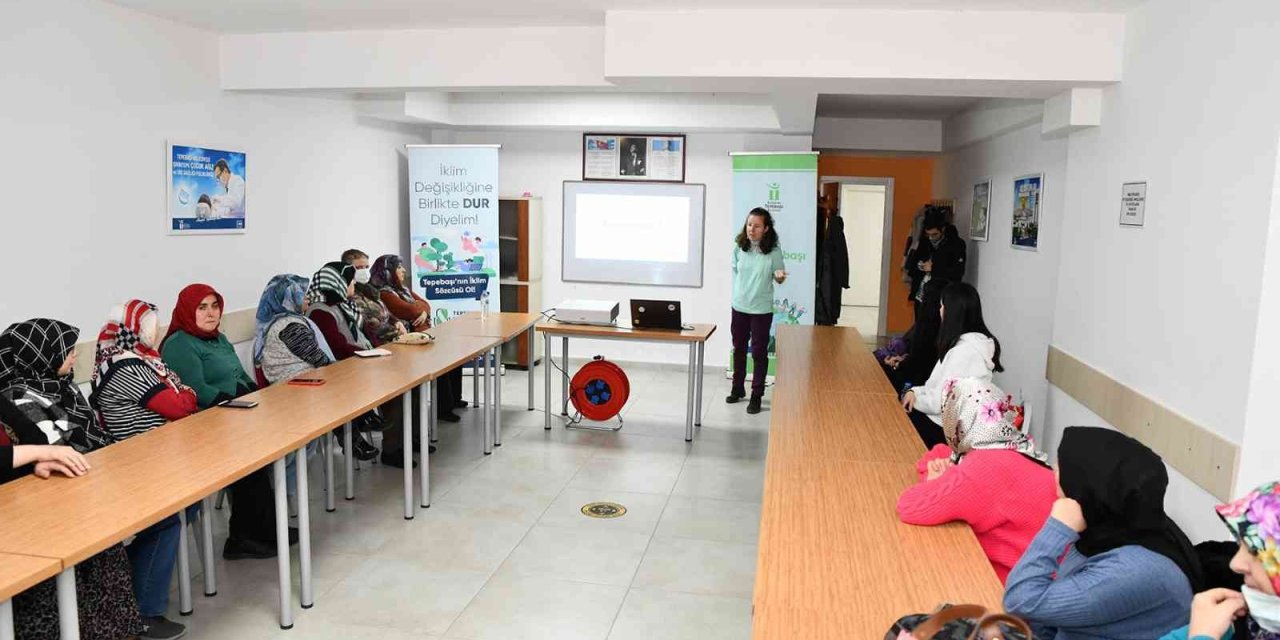 Tepebaşı İklim Sözcüleri 444 Belde Evi Sakinini Bilgilendirdi