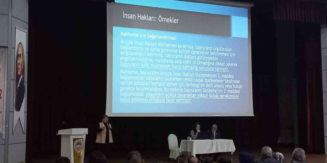 Muhtarlara ’insan Hakları Eğitim Ve Bilinçlendirme’ Paneli