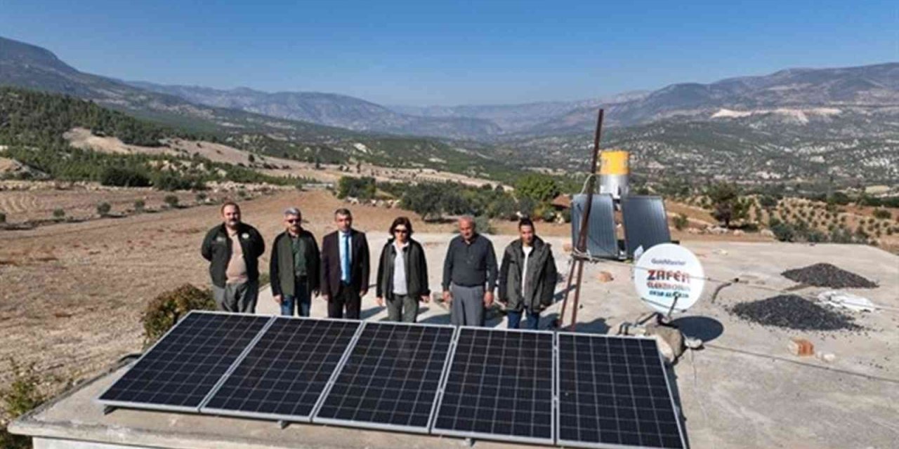 Mersin’de 33 Orman Köylüsüne Güneş Paneli Desteği