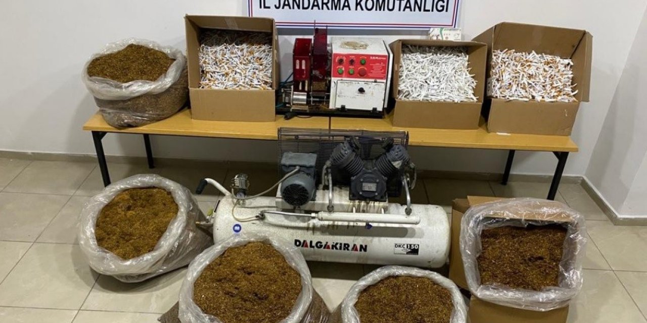 Kaçak Tütün Sattığı Tespit Edilen Şüpheliyi Jandarma Yakaladı