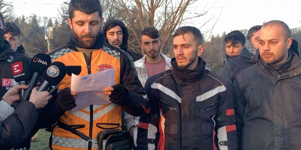 Saldırıya Uğrayan Kuryelerden Basın Açıklaması