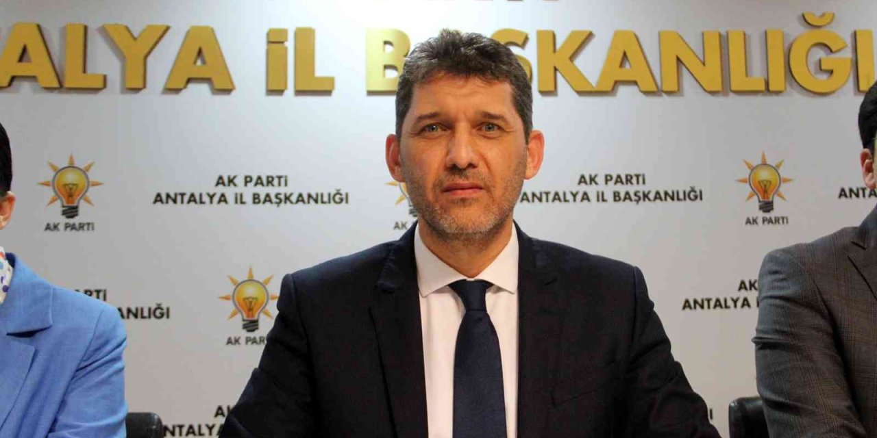 Ak Parti Antalya’nın Yeni İl Başkanı Çetin’den Birlik Ve Beraberlik Mesajı