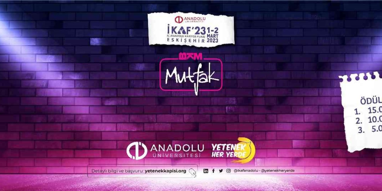 Bkm Mutfak, İkaf’23 İle Genç Yetenekleri Arıyor