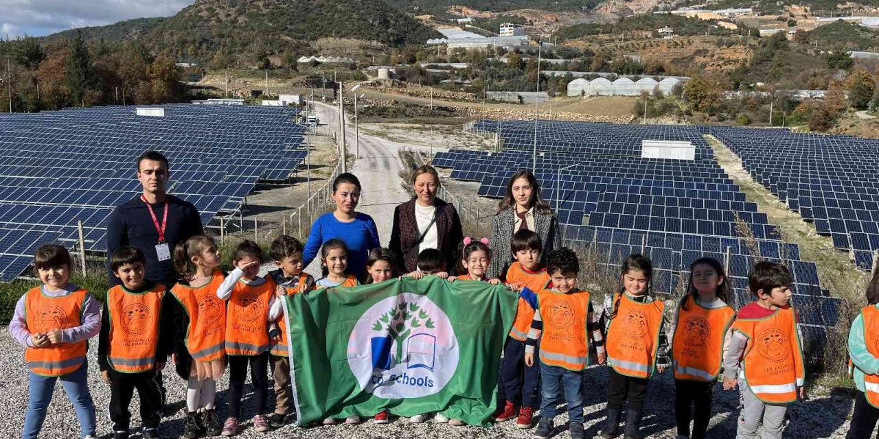 Güneş Enerji Tesisi, Minik Çevrecileri Ağırladı