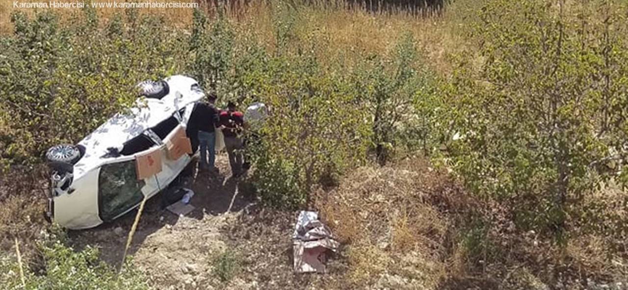 Boşta Kalan Otomobil Uçurumdan Yuvarlandı