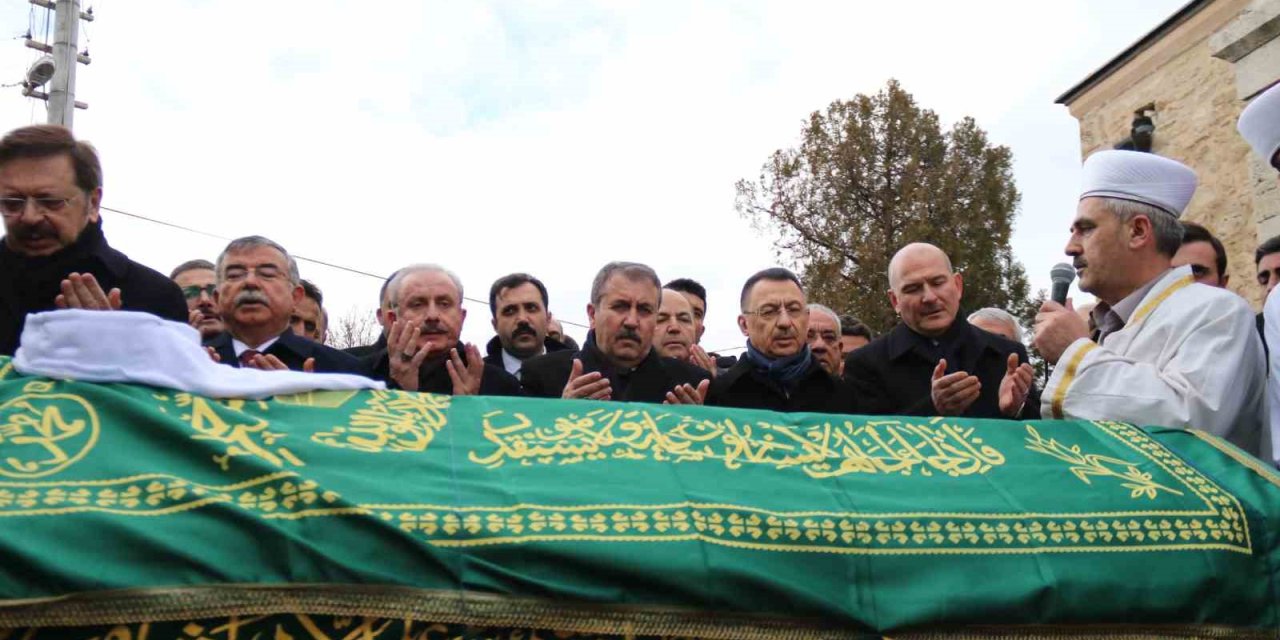 Bbp Genel Başkanı Destici’nin Babası Son Yolculuğuna Uğurlandı