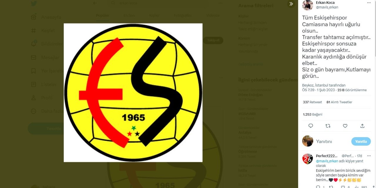 Eskişehirspor Transfer Yasağını Kaldırdı