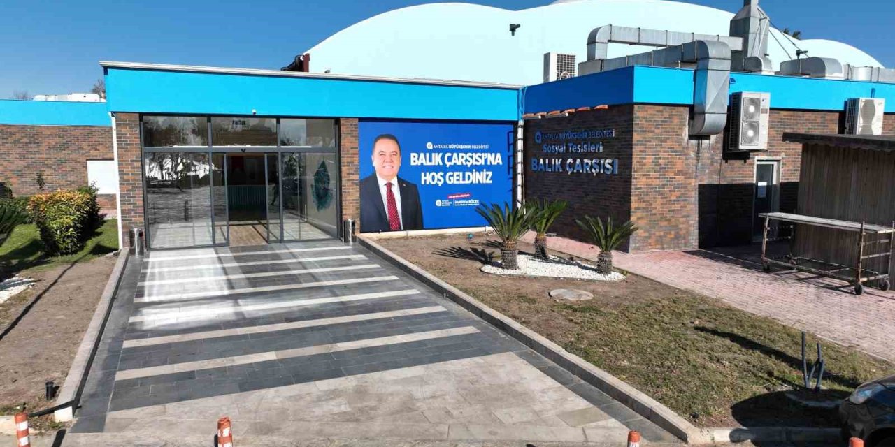 Düden Balık Çarşısı Yeni Yüzüyle Hizmette