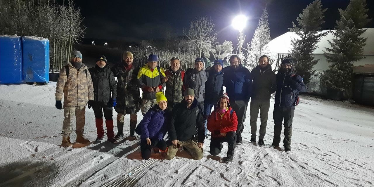 Karlı Arazide Doğa Yürüyüşü