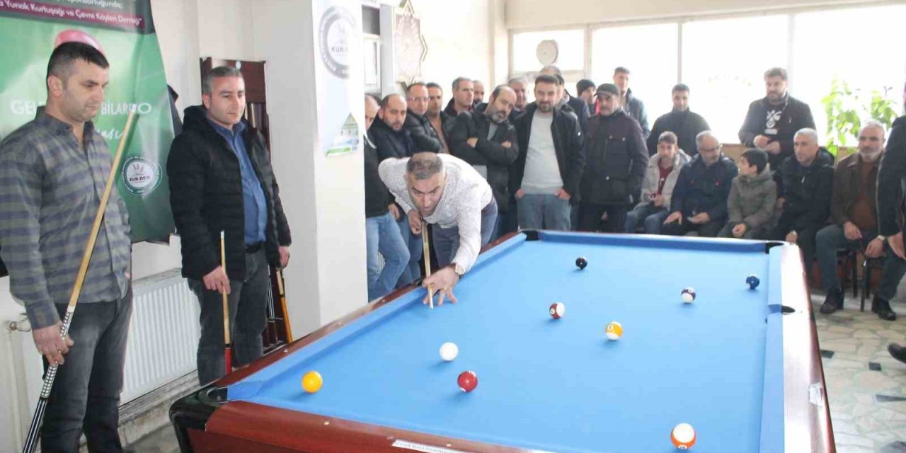 Konya Yunak Kurtuşağı Derneği’nde Bilardo Heyecanı