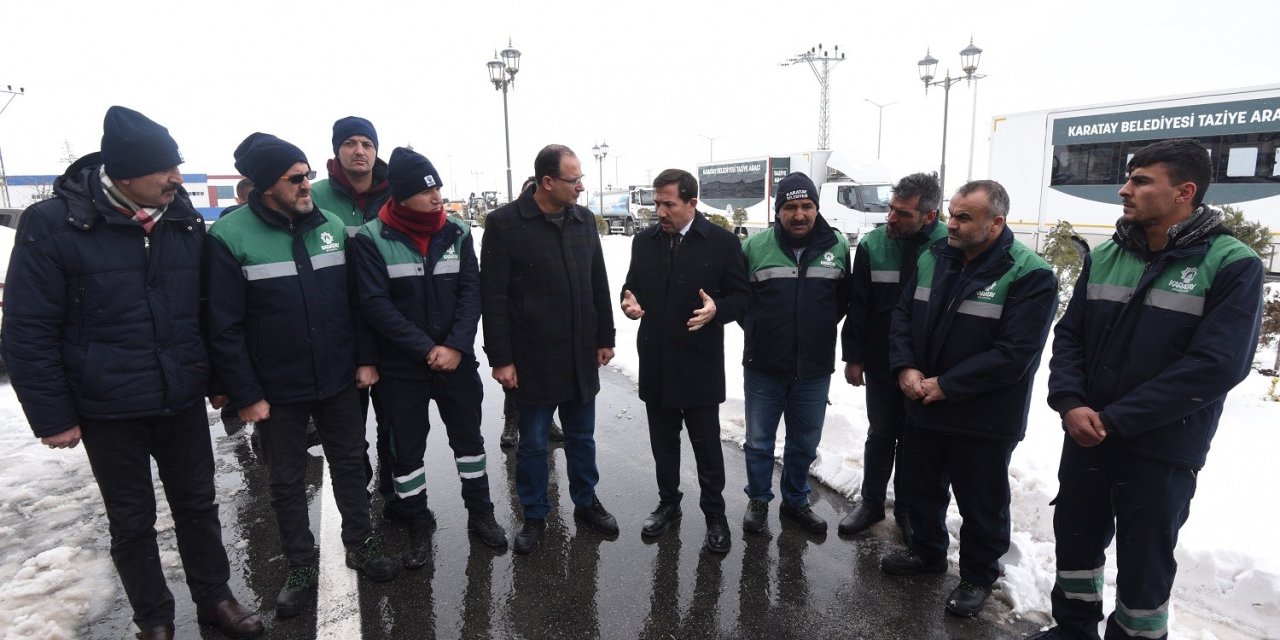 Karatay Belediyesi Deprem Bölgesine Destek İçin Seferber Oldu