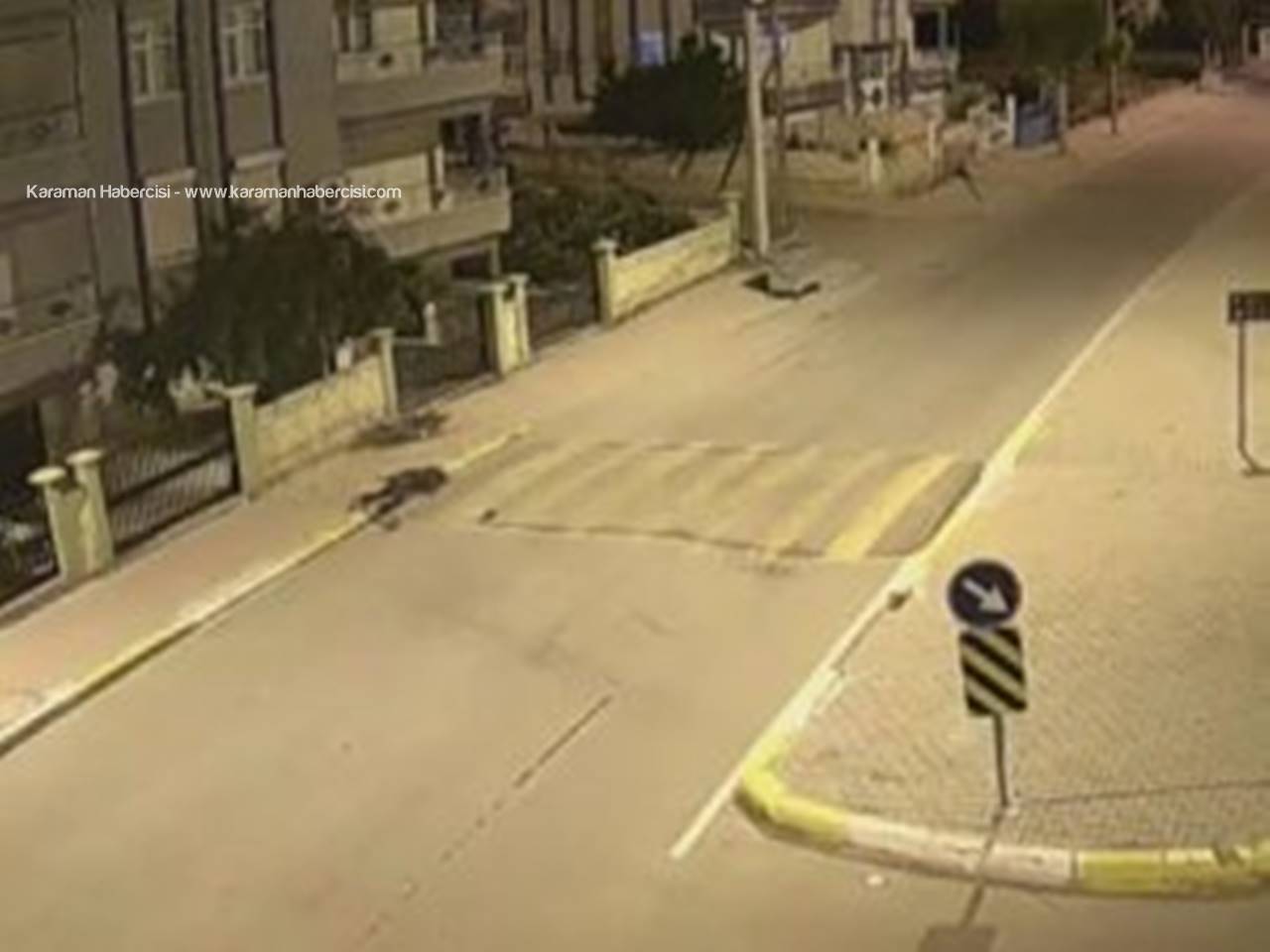 Refüje Çarpan Motosiklet, Sürücüsüyle Birlikte 20 Metre Savruldu