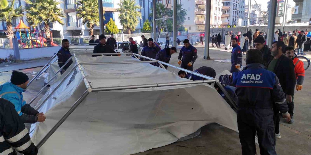 Talas Deprem Bölgesinde Yara Sarıyor