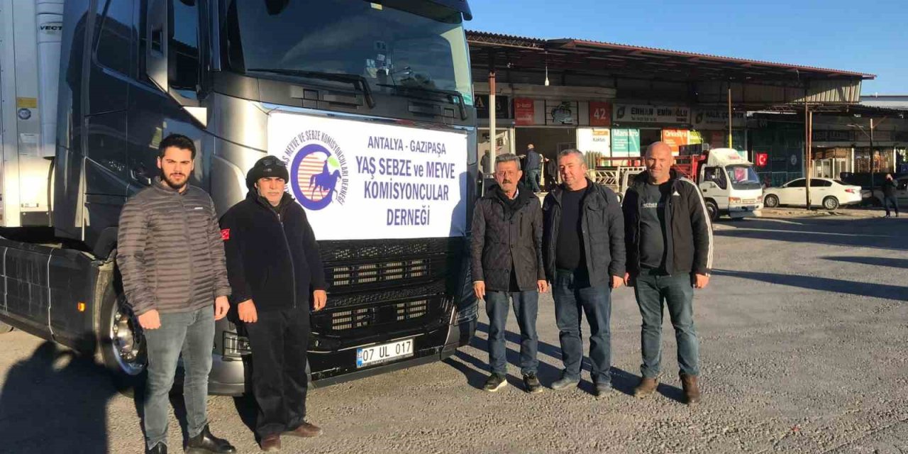 Gazipaşa’dan Deprem Bölgesine 2 Yardım Tırı Yola Çıktı