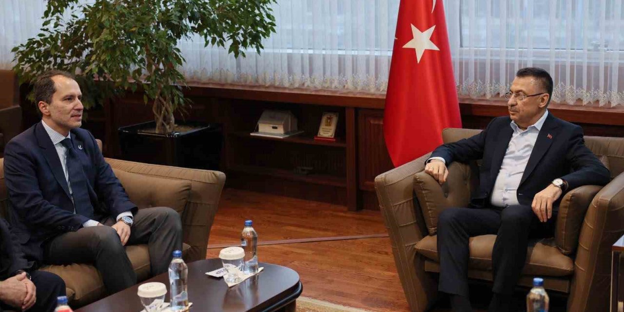 Yeniden Refah Partisi Genel Başkanı Erbakan, Cumhurbaşkanı Yardımcısı Oktay İle Görüştü