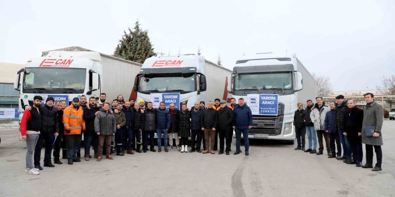 Eskişehir Sanayi Odası Depremzedeler İçin Seferber Oldu