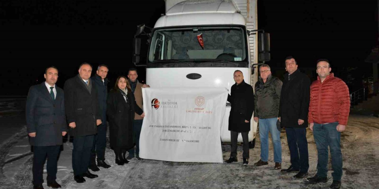 Eskişehir’deki Meslek Liselerince Donatılan Mobil Mutfaklar Yolda