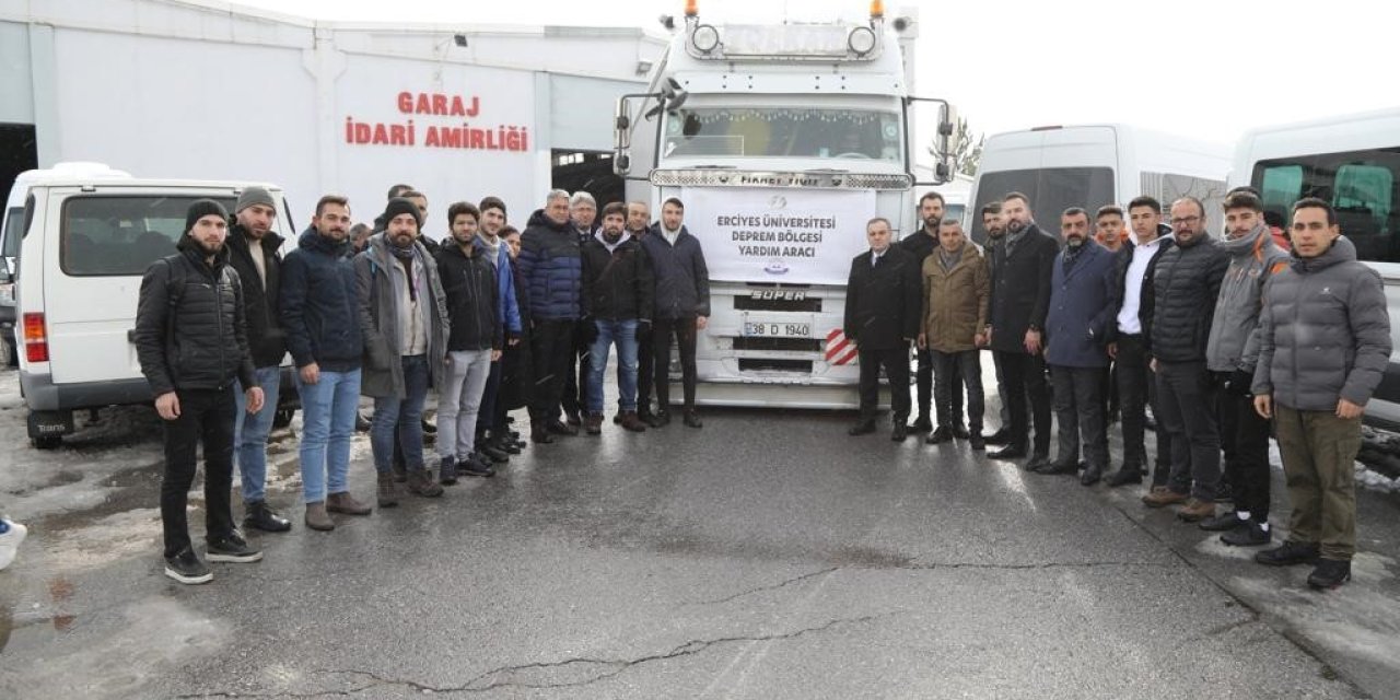 Erü’nün Deprem Bölgesine Desteği Sürüyor