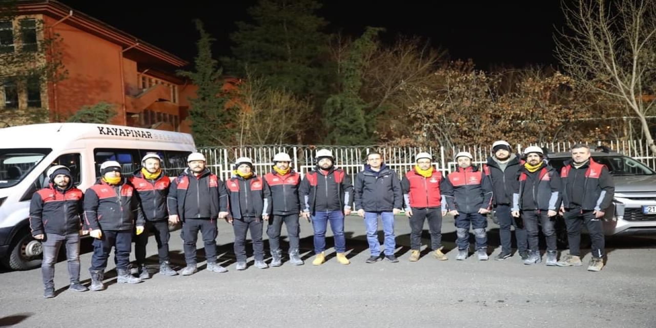 Kayapınar Belediyesi Arama Kurtarma Ekibi Adıyamana Doğru Yola Çıktı