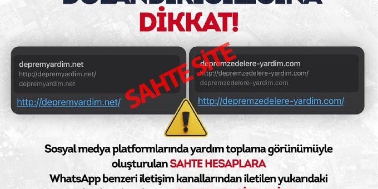 Afad’ı Taklit Ederek Vatandaşları Mağdur Etmeye Çalışan 3 Hesap Kullanıcısı Yakalandı