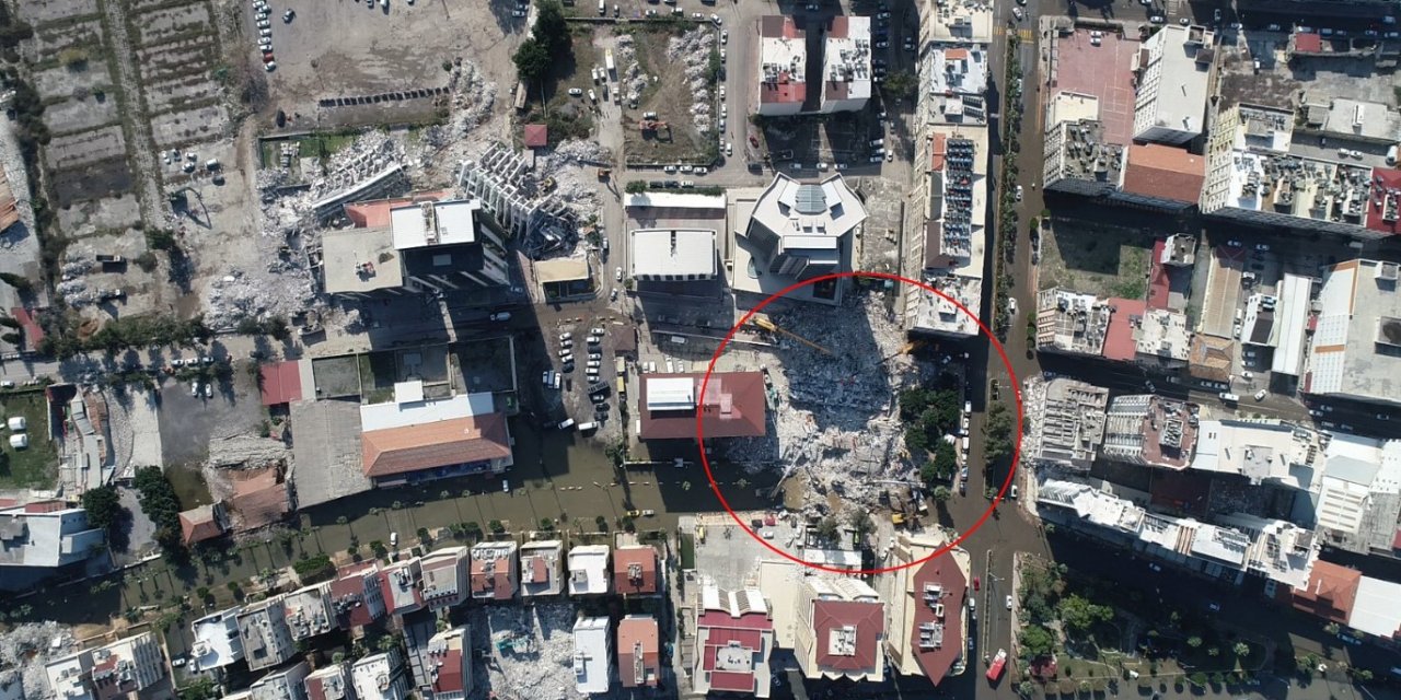 6 Kişinin Canlı Çıkarıldığı Arzu Apartmanı’nın Dron Görüntüsü