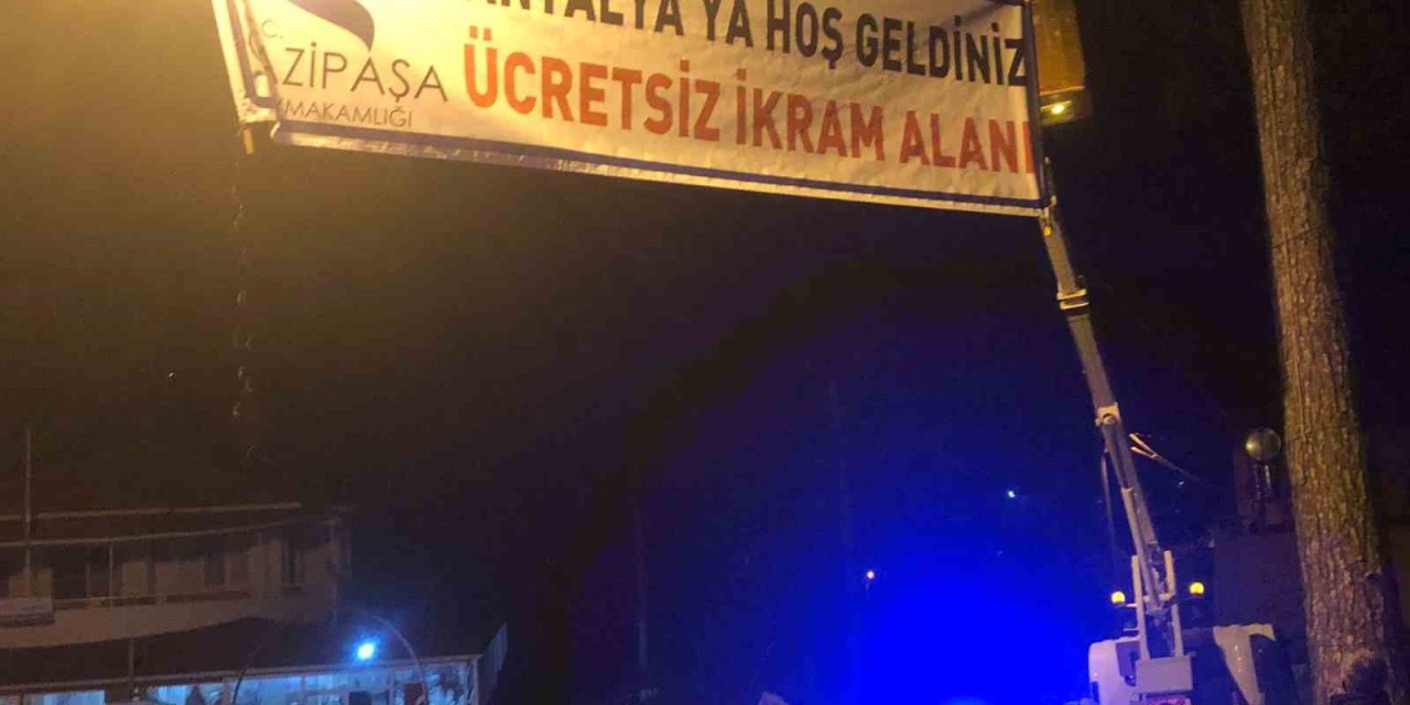 Gazipaşa’da Köy Konağı Afetzedelerin Hizmetinde