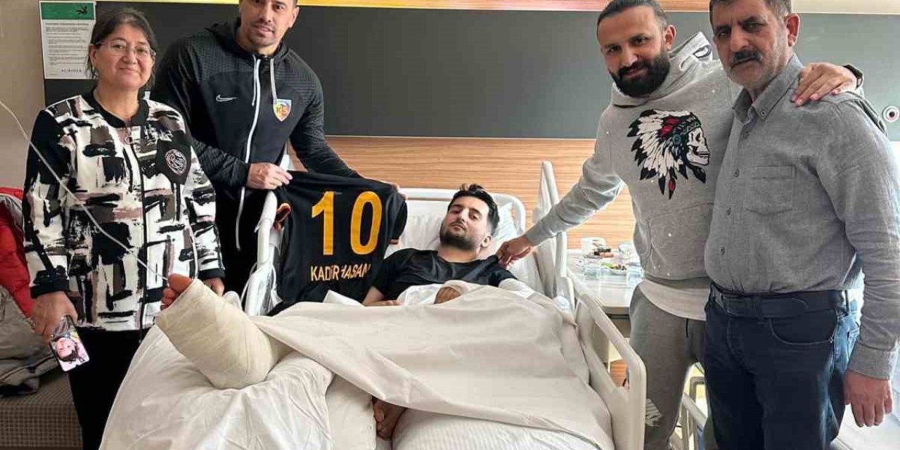 Kayserispor’dan Geçmiş Olsun Ziyareti