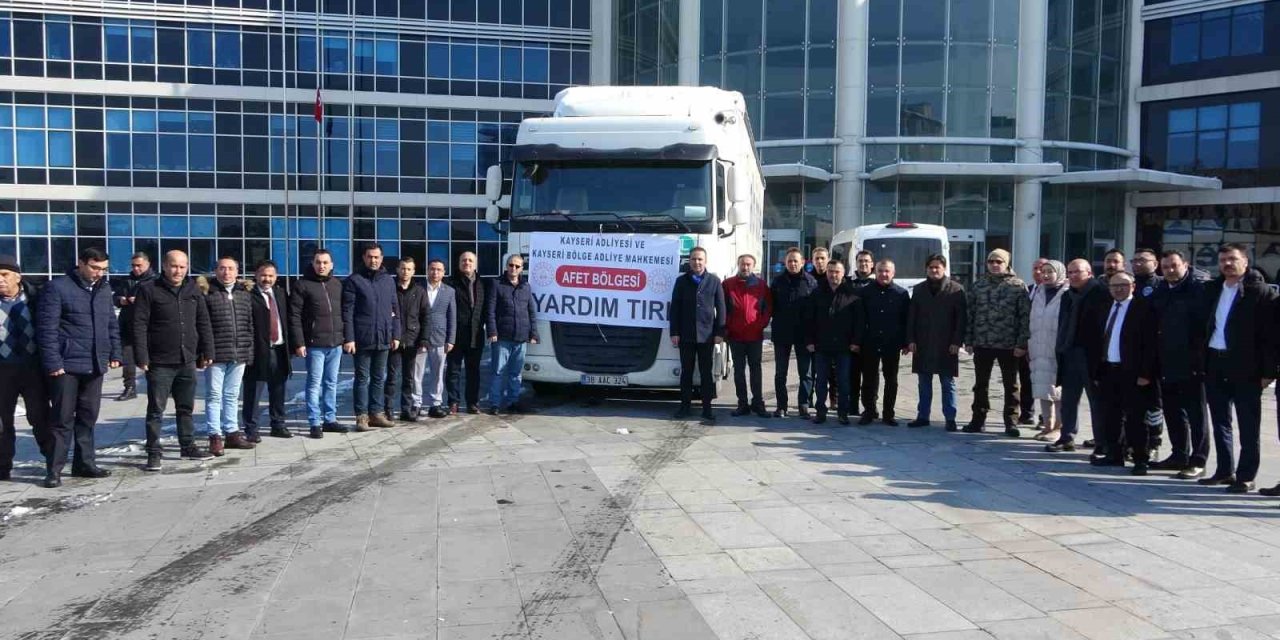 Kayseri Adliyesi’nden Depremzedelere Yardım Eli