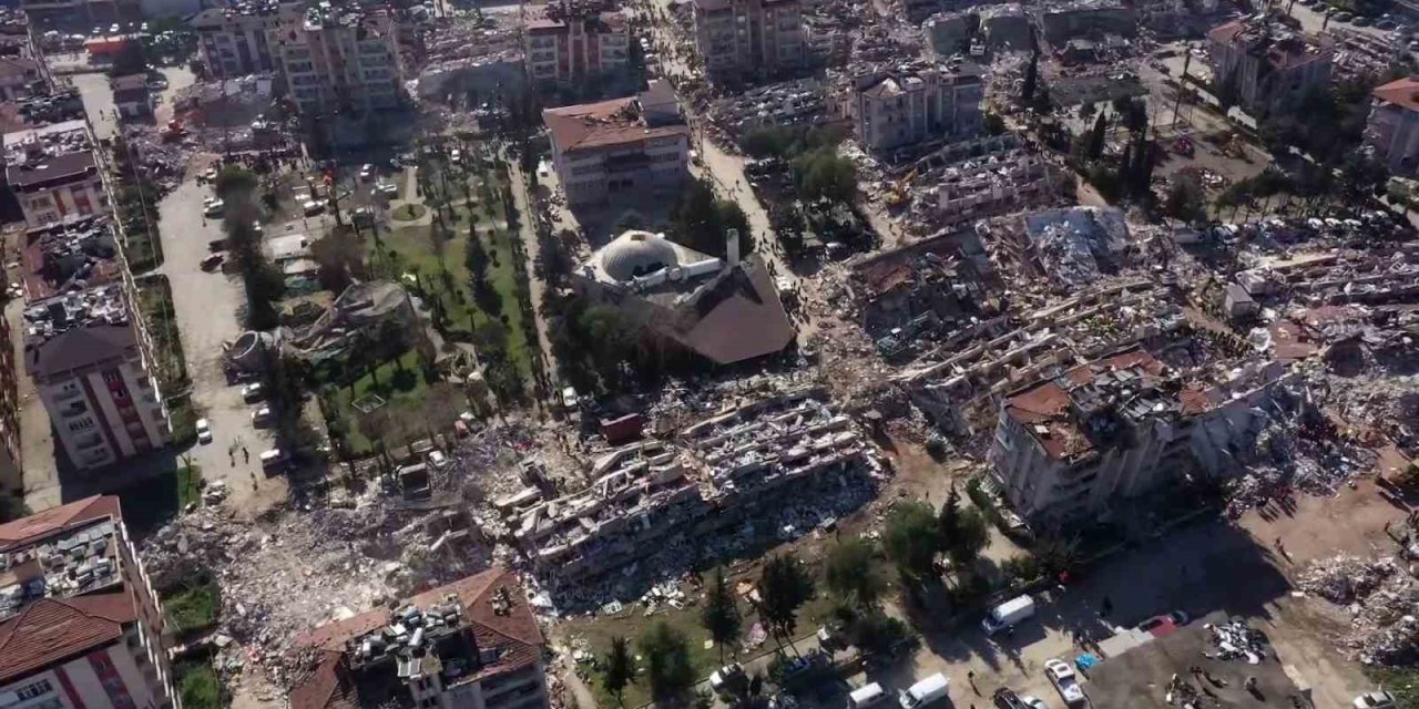 Hatay’daki Acı Manzara Havadan Görüntülendi