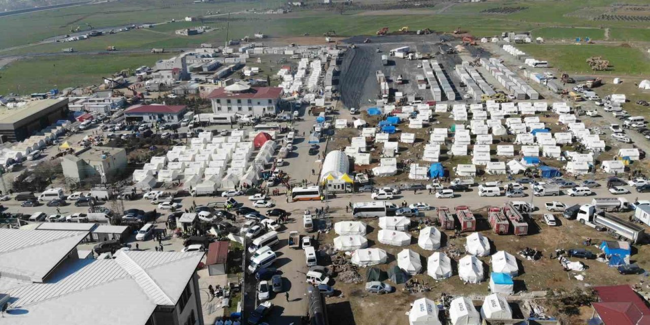 Depremin 7. Gününde Nurdağı’nın Son Hali Havadan Görüntülendi